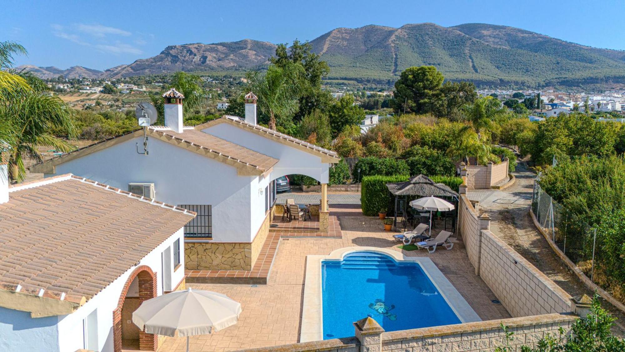 Casa Rural Tipica Andaluza, Wifi,Piscina, Barbacoa, Aire Acondicionado, 5Min Centros Alhaurín el Grande エクステリア 写真